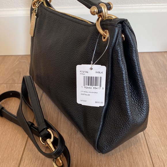 SMALL MIA SHOULDER BAG (COACH F73196)
BLACK/GOLD
COACH STYLE # F73196 - Picture 8 of 12